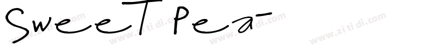 Sweet Pea字体转换